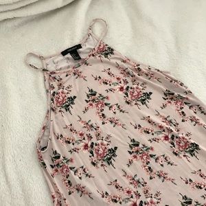 F21 Halter-top Floral Summer Dress